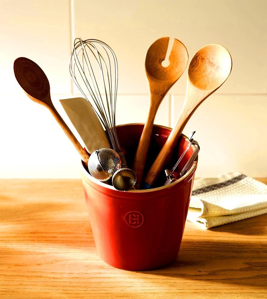 Підставка для кухонного приладдя Emile Henry Kitchen Tools Червоний (340218) - фото 2 Підставка для кухонного приладдя Emile Henry Kitchen Tools Червоний (340218) - фото 2