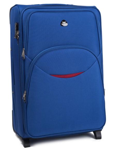 Валіза текстильна Wings 1708 L на 2 колесах Блакитний (CETKNWI1708LB2GOL) - фото 1