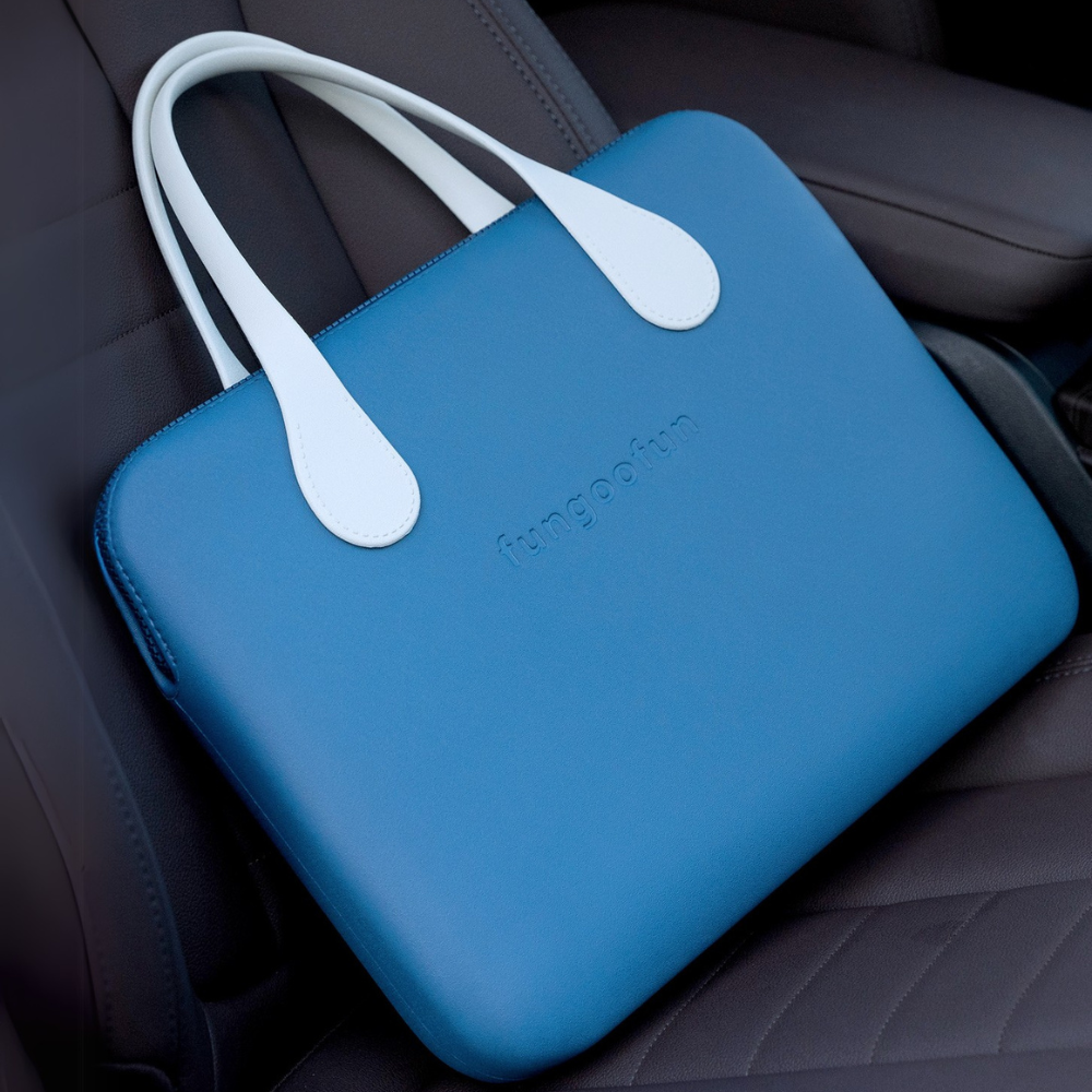 Сумка для ноутбука або планшета силіконова вологостійка Fungoofun 16" Синій - фото 3