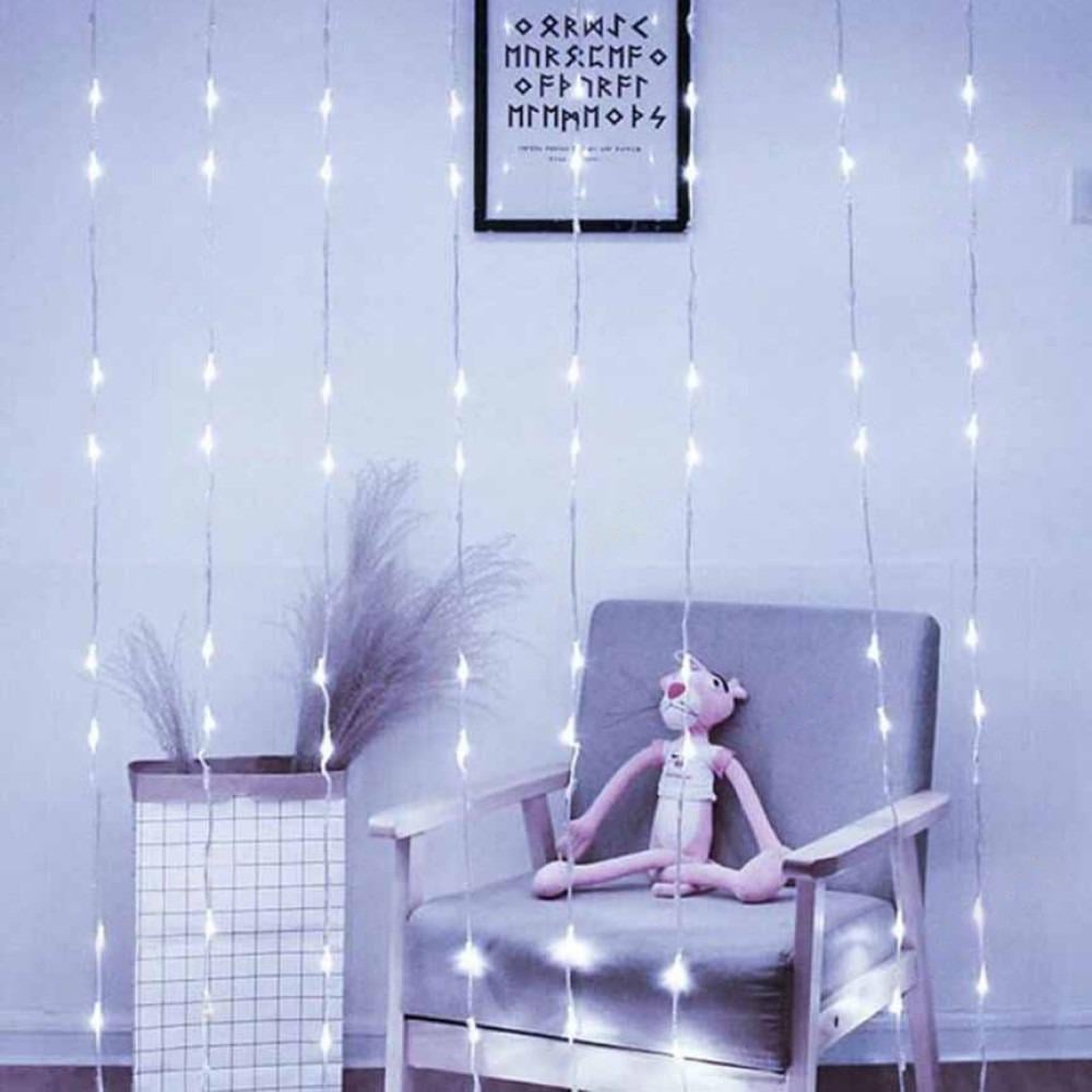 Гирлянда водопад светодиодная 200 LED 2x2 м 8 режимов 220В IP54 Белый - фото 7 Гирлянда водопад светодиодная 200 LED 2x2 м 8 режимов 220В IP54 Белый - фото 7