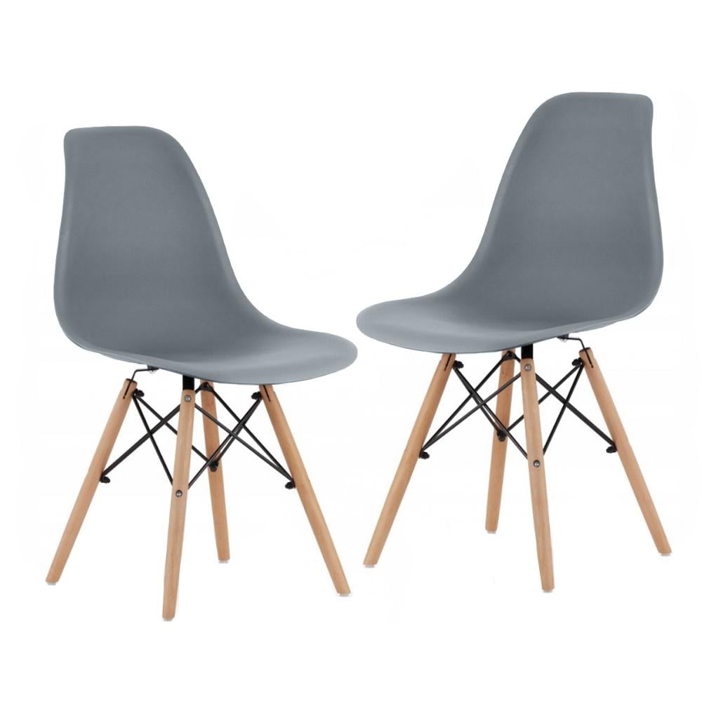 Крісло для кухні на ніжках Bonro В-173 FULL KD 2 шт. Сірий (42400296)