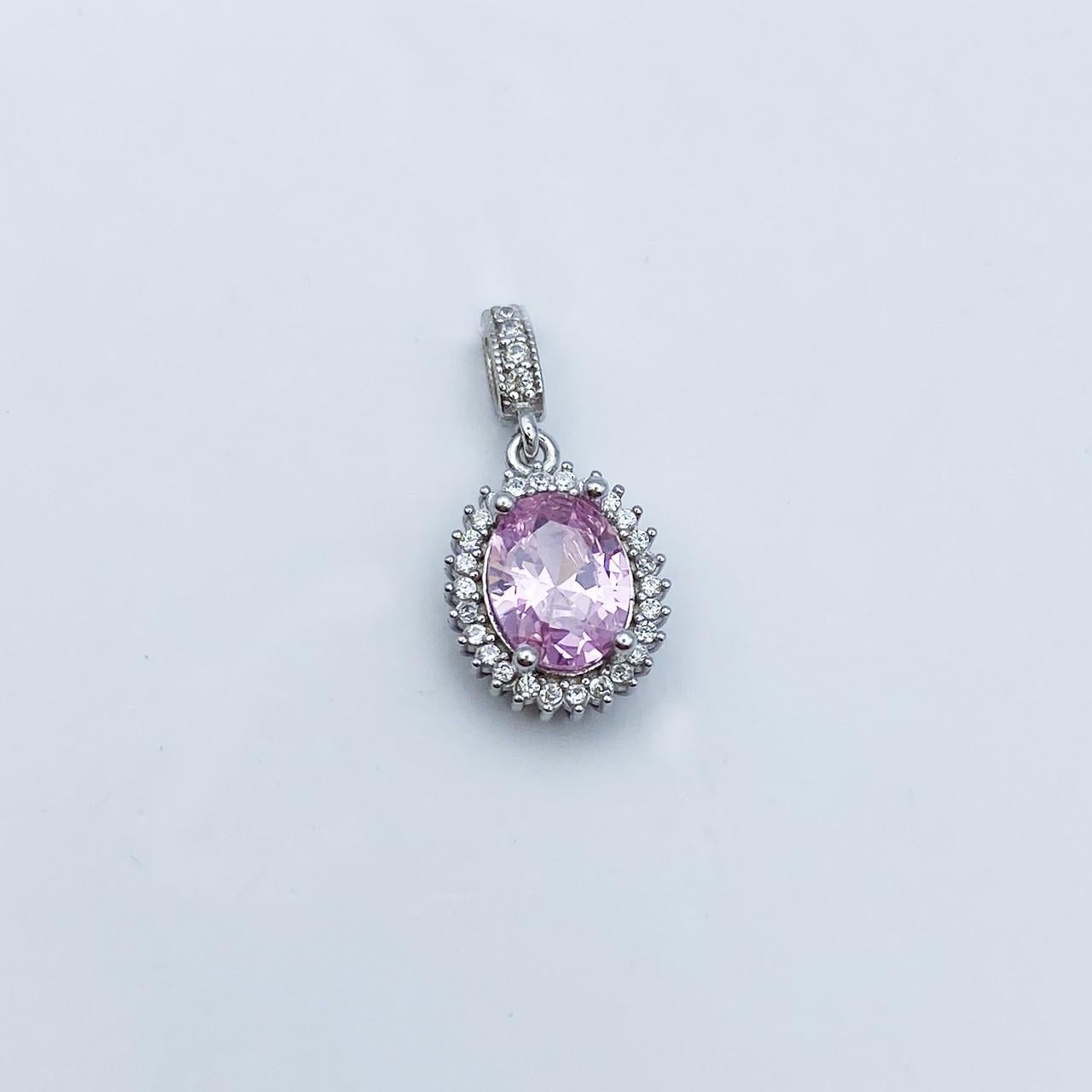 Серебряный кулон с кубическим цирконием 2,2 г (2182406124)