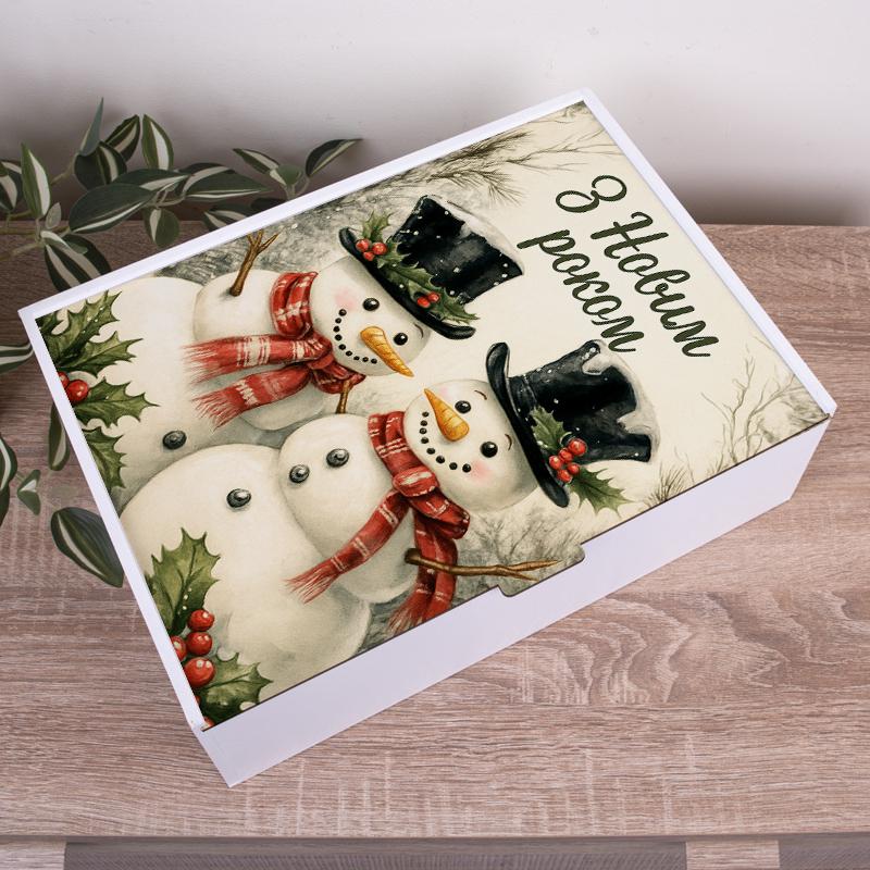 Коробка прямоугольная с новым годом 36 см (5589-55)