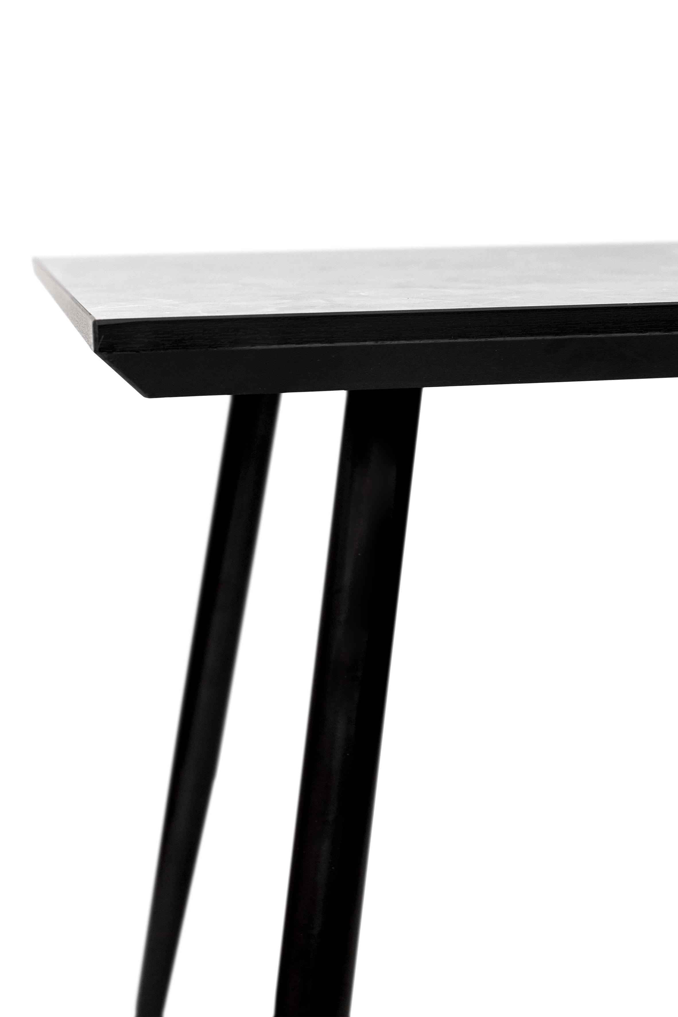 Обеденный стол Грейс Торнадо 1200х700х750 мм Черный/Серый бетон МДФ (GAА0055443) - фото 5