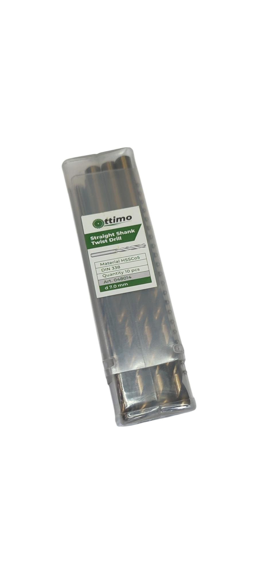 Свердло OTTIMO ц/х ф Р6М5К5 шліфоване А1 7,0 мм (048014) - фото 2 Свердло OTTIMO ц/х ф Р6М5К5 шліфоване А1 7,0 мм (048014) - фото 2