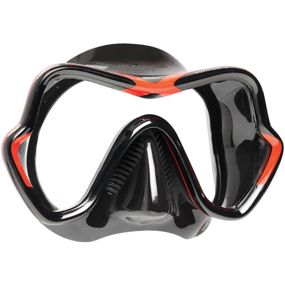 Маска для дайвинга Mares One Vision Sunrise Черно-красный (411047.BXRDKBK)