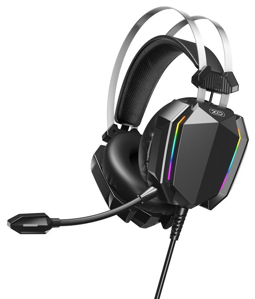 Гарнитура Xo GE-07 Static RGB Long mic Gaming USB/Dual 3,5 мм (7106523)