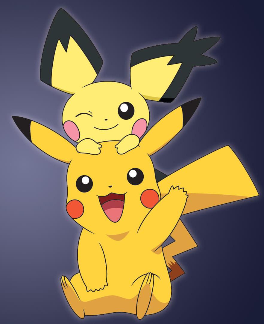 Картина Pokemon Go Пикачу и Френки (DS637)
