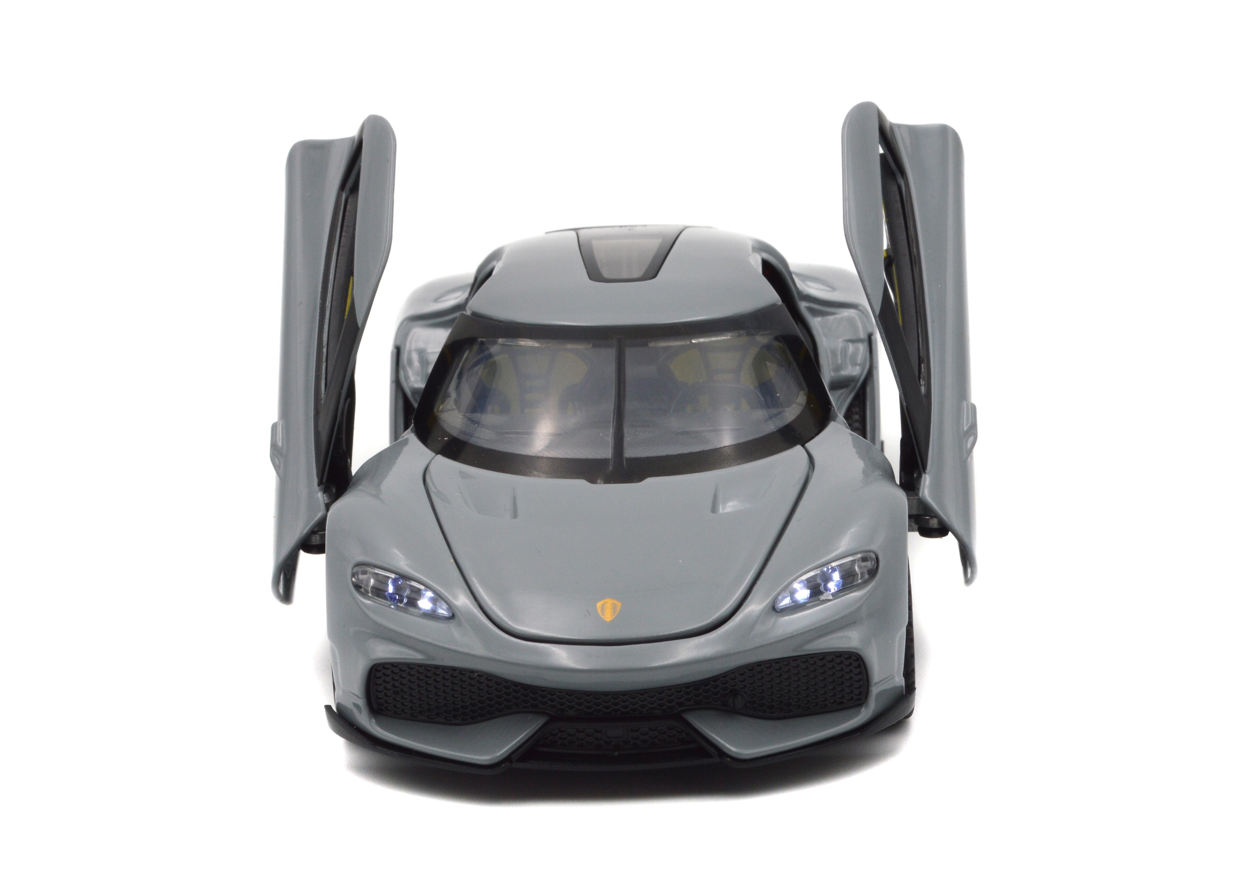 Модель металлическая Koenigsegg Gemera свет звук инерция открываются все двери (73022G) - фото 9 Модель металлическая Koenigsegg Gemera свет звук инерция открываются все двери (73022G) - фото 9