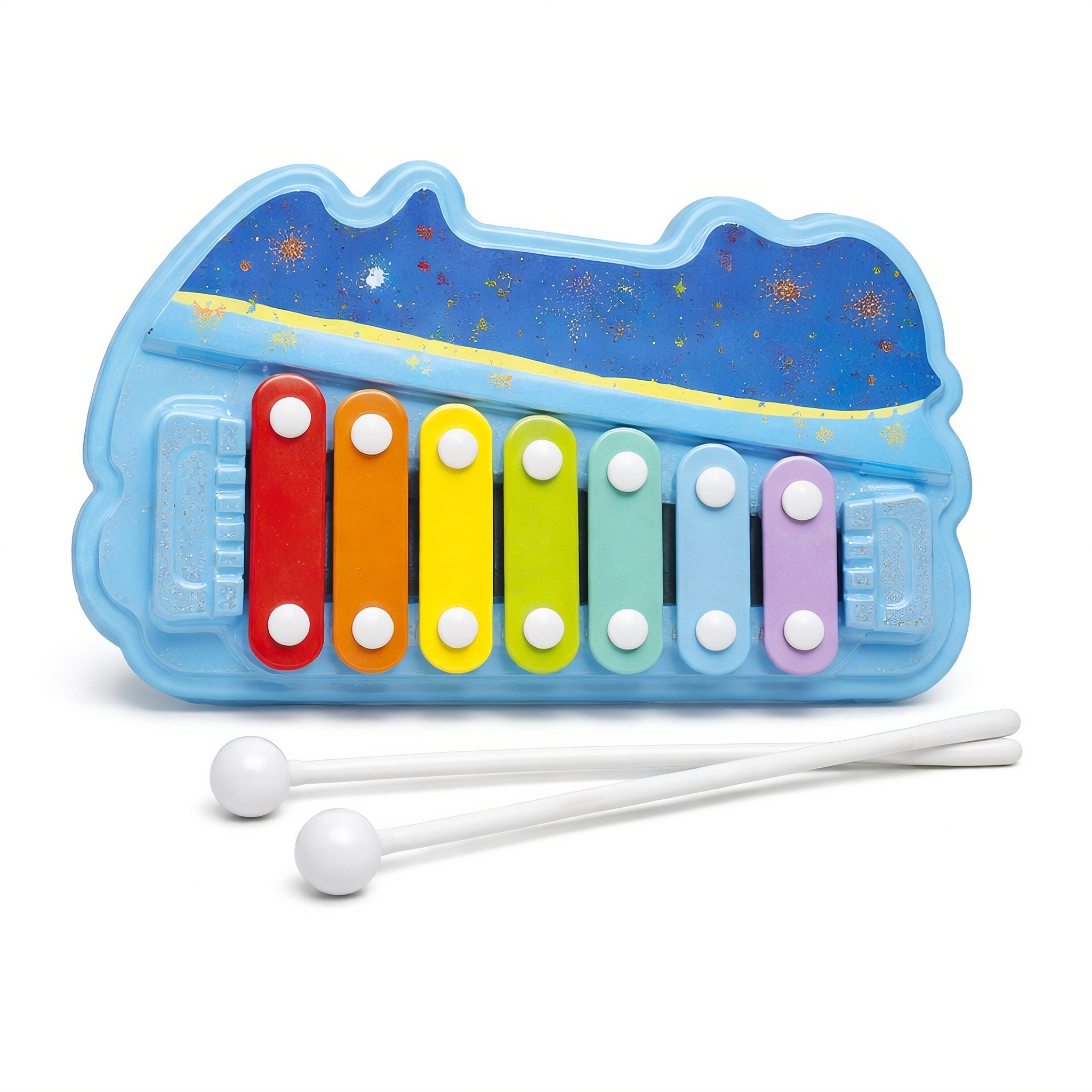 Дитячий музичний ксилофон 9388-162 Ліло та Стіч з паличкою у блістері Дитячий музичний ксилофон 9388-162 Ліло та Стіч з паличкою у блістері