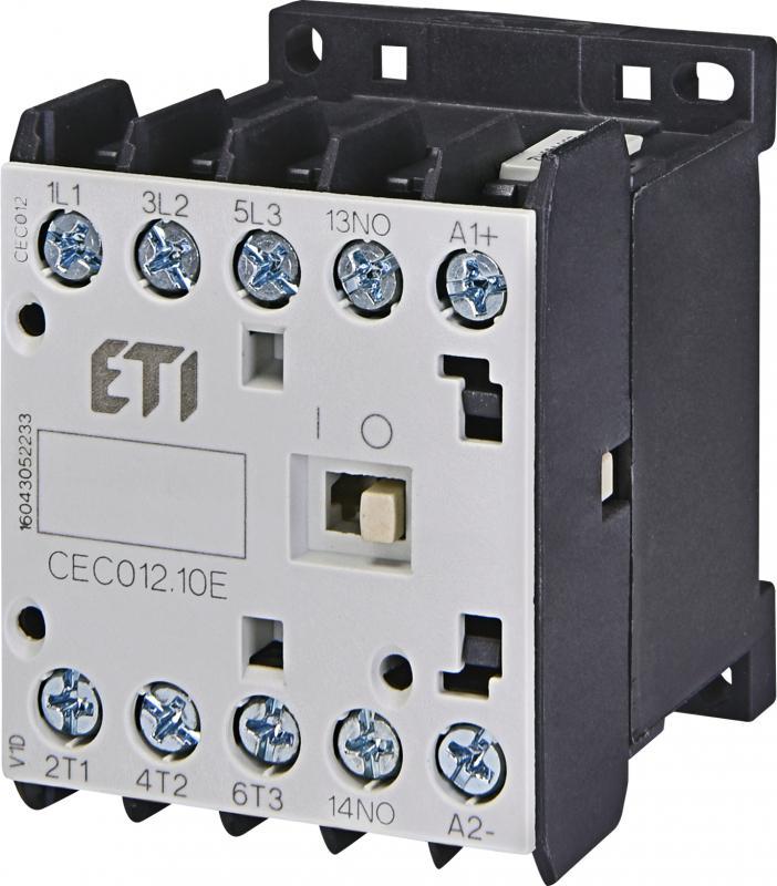 Контактор-пускатель ETI CEC 12.10 12А 230 В 4NO (4641078) - фото 1