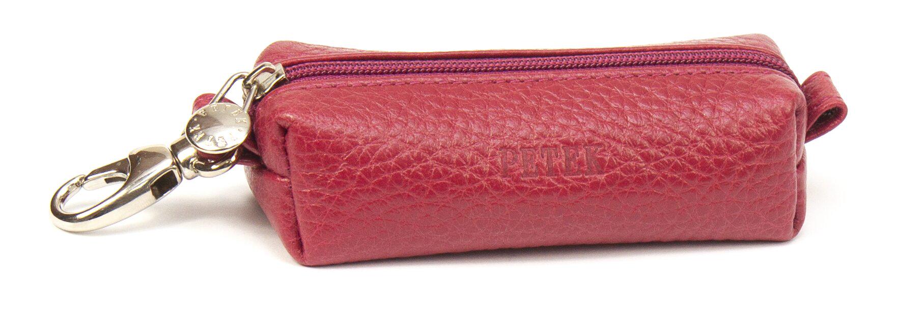 Ключница Petek 2543 кожаная Красный (2543-46D-10)