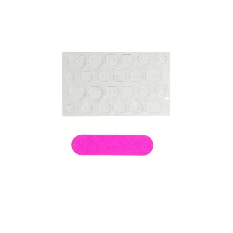 Накладні нігті Френч кольорові серця з клейовими пластинами 24 шт. Білий з рожевим (2689612582) - фото 8 Накладні нігті Френч кольорові серця з клейовими пластинами 24 шт. Білий з рожевим (2689612582) - фото 8