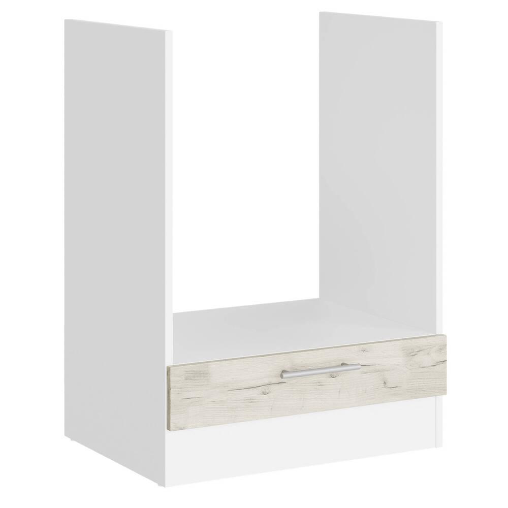 Модуль кухонний під духовку Еверест Еко 600 60х46х82 см Дуб Крафт Білий/Білий (DTM-071019) - фото 1 Модуль кухонний під духовку Еверест Еко 600 60х46х82 см Дуб Крафт Білий/Білий (DTM-071019) - фото 1