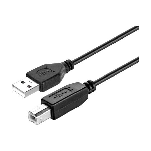 Кабель KIT USB 2.0 AM/BM 1.8 м Black (KITS-W-006)