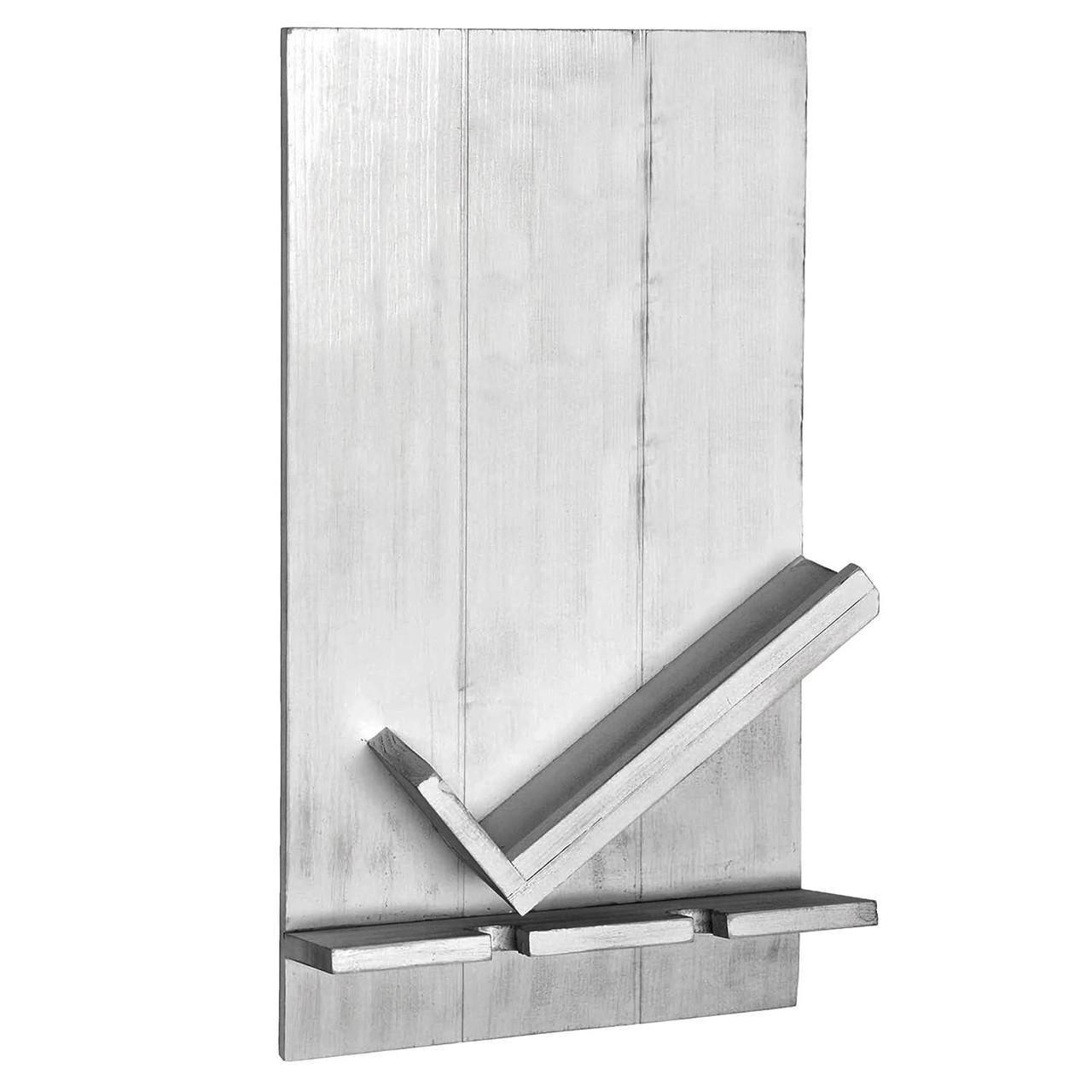 Полка для вина настенная из дерева Хикари Шебби (ПНК-002421)