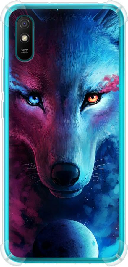 Чехол на Xiaomi Redmi 9A Арт-волк (3999sp-2034-42517)