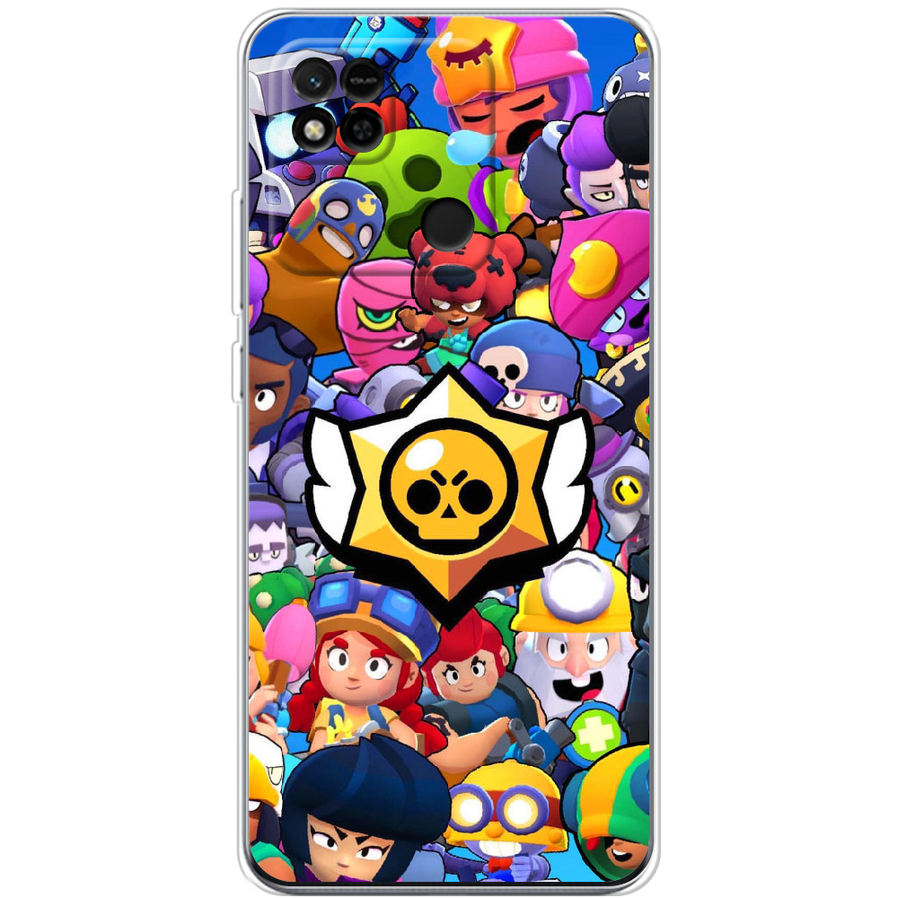 Чехол BoxFace Xiaomi Redmi 10A Brawl Stars Прозрачный силикон (44590-up2389-44590)