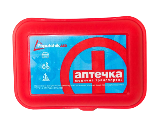 Аптечка медична транспортна-3 згідно з ТУ пластиковий футляр (10985475)