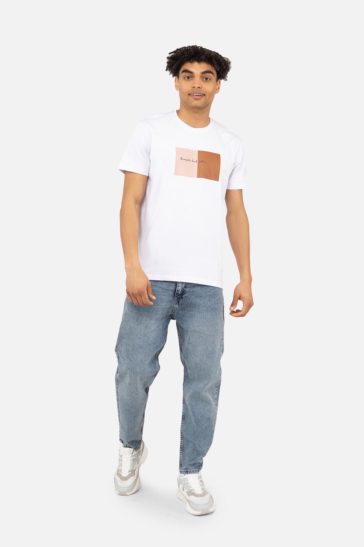 Футболка мужская ЦБ-00243186 р. 52 Белый (SKT000967329)