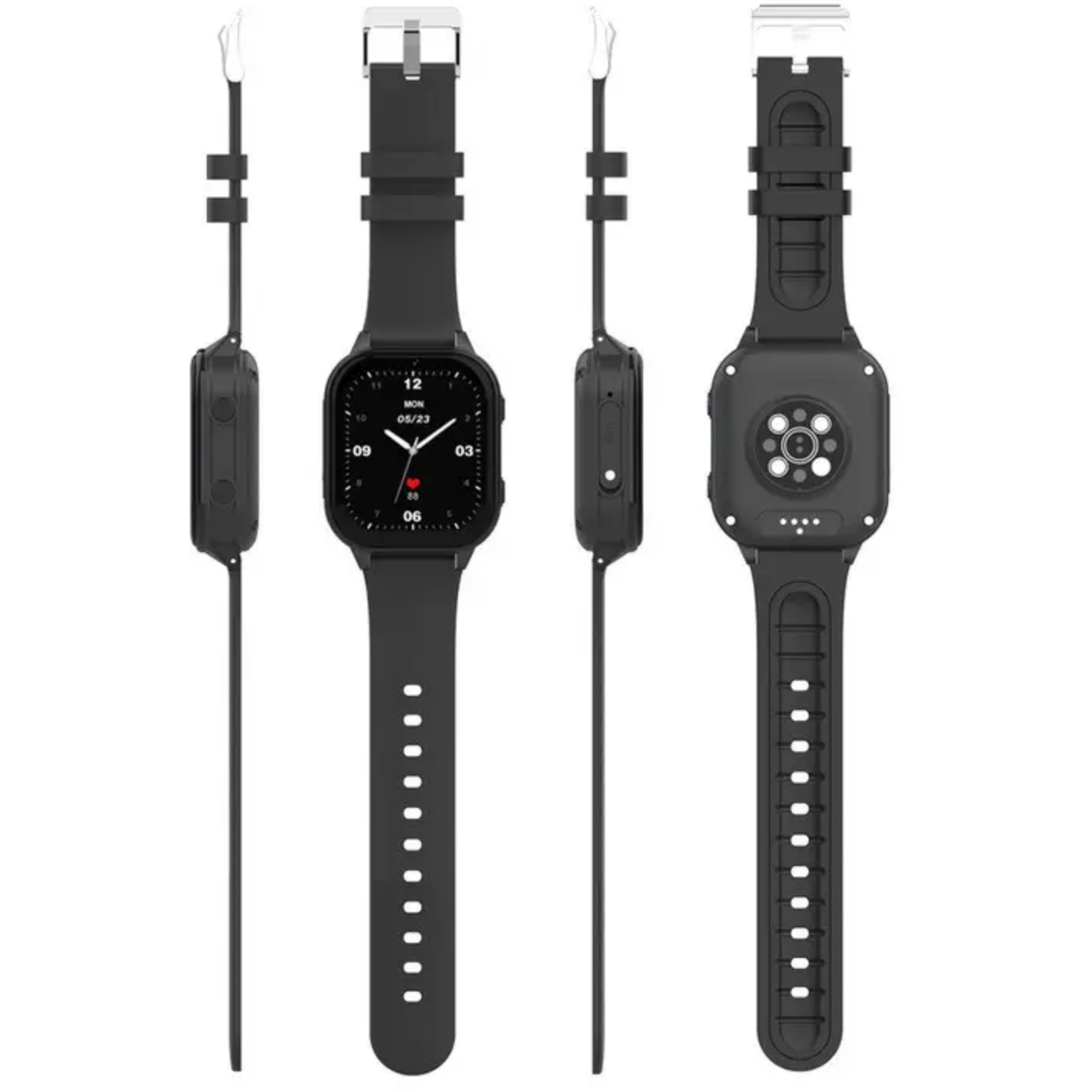 Смарт-часы с GPS для детей Wonlex KT19 Pro Max 8GB Black - фото 3 Смарт-часы с GPS для детей Wonlex KT19 Pro Max 8GB Black - фото 3