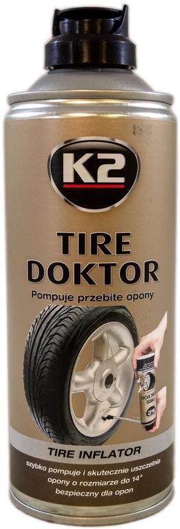 Засіб для аварійної вулканізації K2 Tire Doktor 400 мл (000026658)