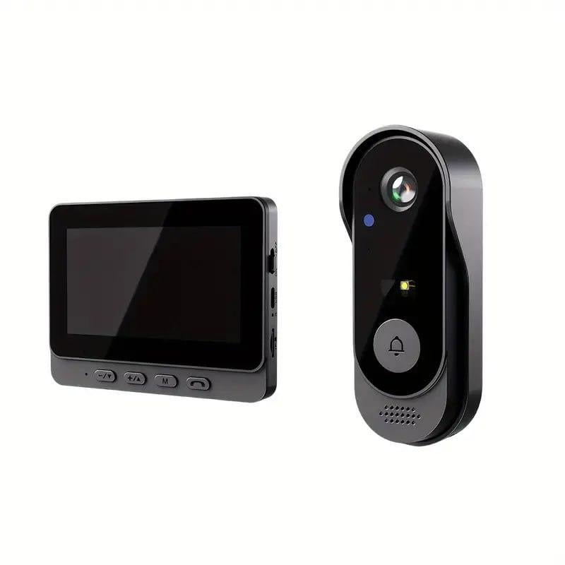 Дверной звонок с беспроводной камерой и экраном Wi-Fi Smart X8 с ночным видением