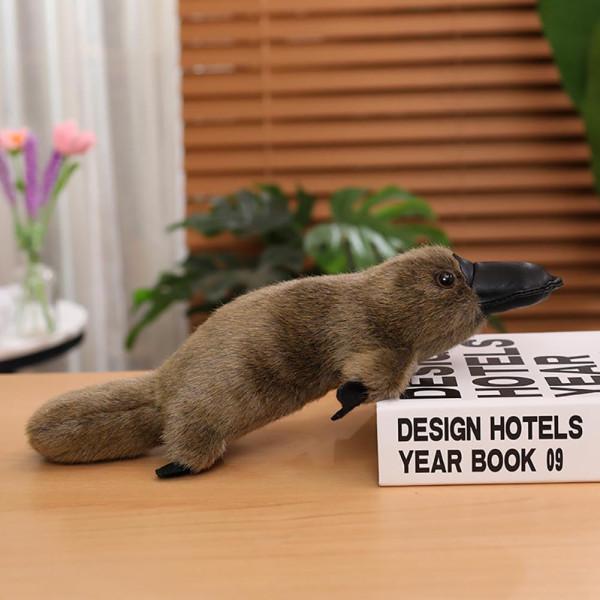 М'яка плюшева іграшка Качкодзьоб 30 см Коричневий М'яка плюшева іграшка Качкодзьоб 30 см Коричневий