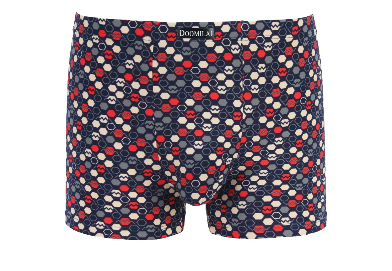 Мужские боксеры Батал стрейчевые Indena doomilai 5XL 2 шт. Красный (01486)