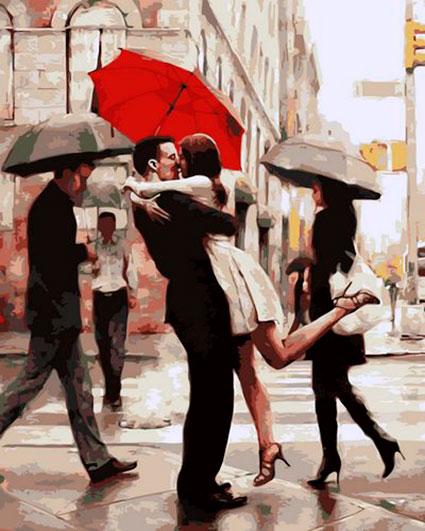 Картина по номерам Лавка Чудес Долгожданный поцелуй 40х50 см (LC10103)