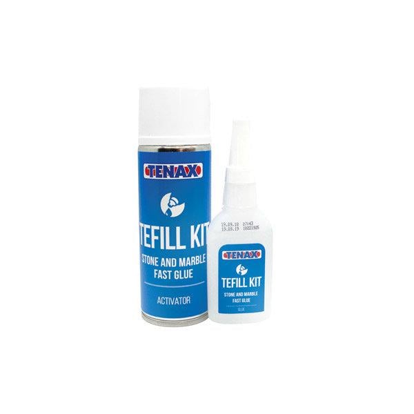 Клей цианакрилатний TENAX Tefill Kit для миттєвого склеювання та ремонту 50 мл Прозорий (000842)