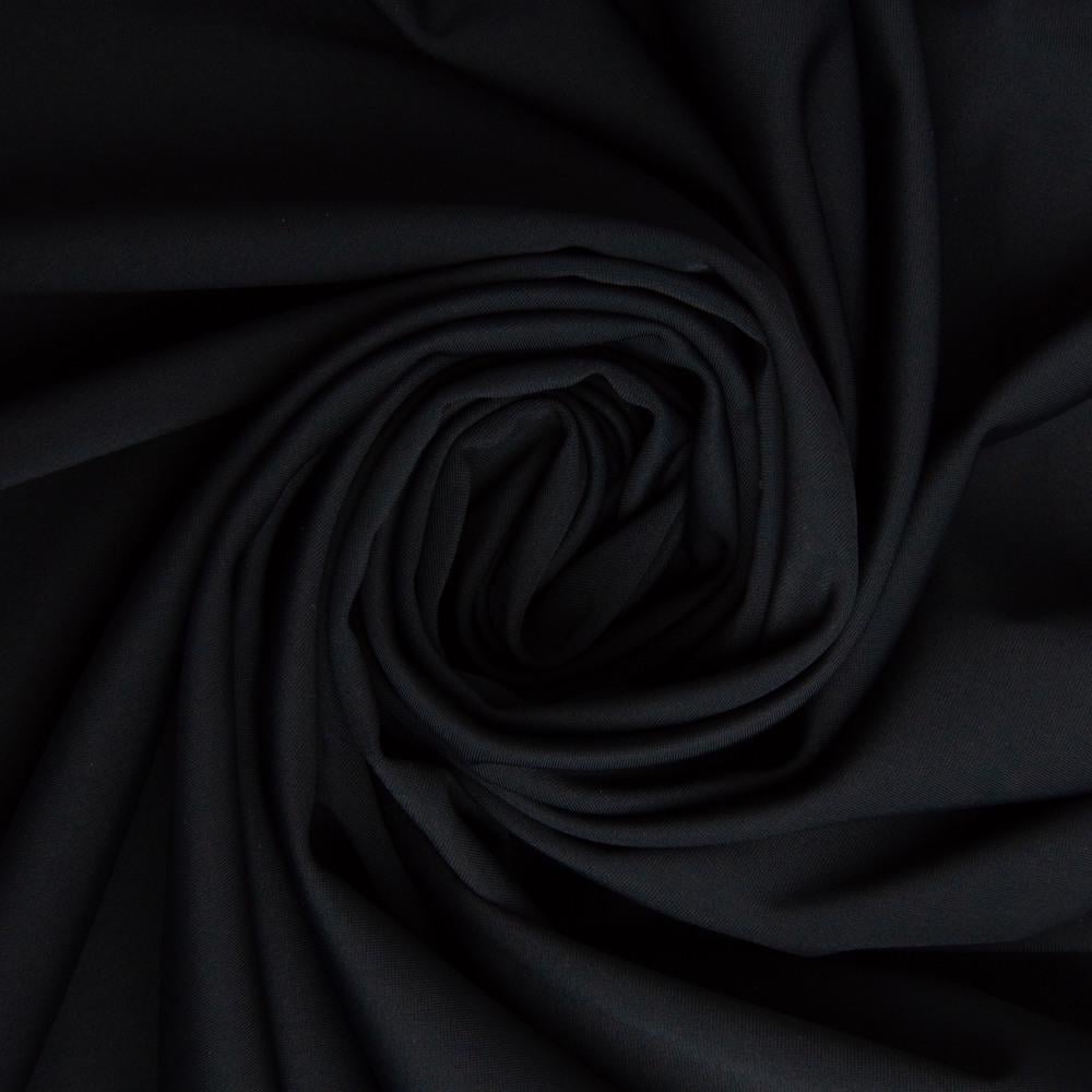 Ткань трикотаж Бифлекс матовый 200 гр/м2 эластичная Черный Ткань трикотаж Бифлекс матовый 200 гр/м2 эластичная Черный