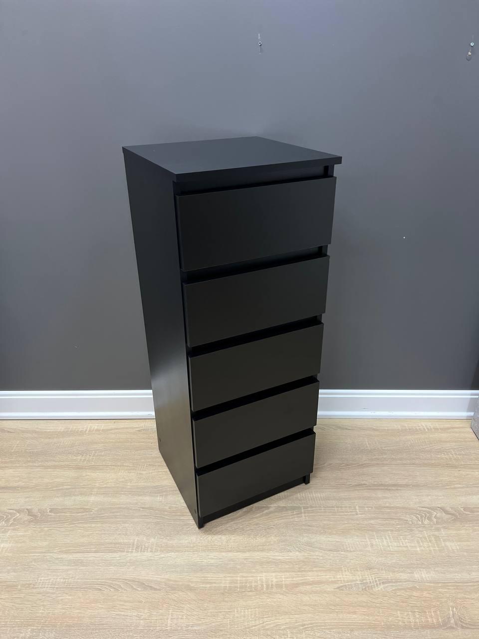 Комод Дакар 5 шухляд 400х1050х410 мм Чорний - фото 4 Комод Дакар 5 шухляд 400х1050х410 мм Чорний - фото 4