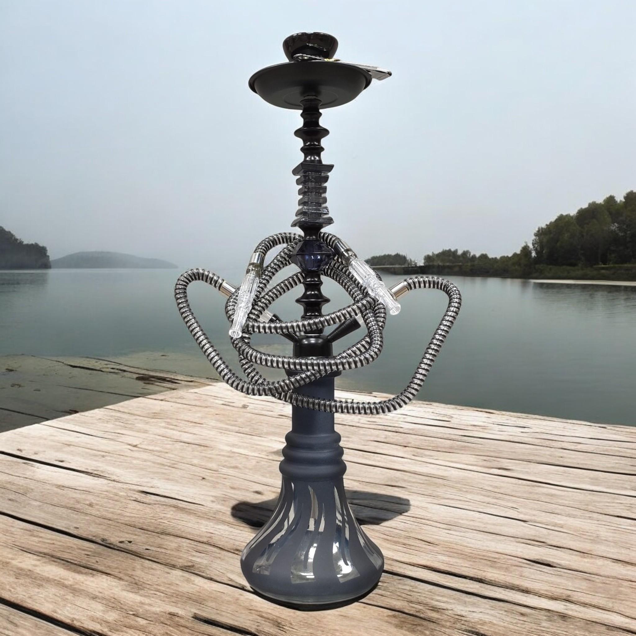 Кальян Hookah Mustafa Alto sil на 2 человека 55 см Black (27344118)