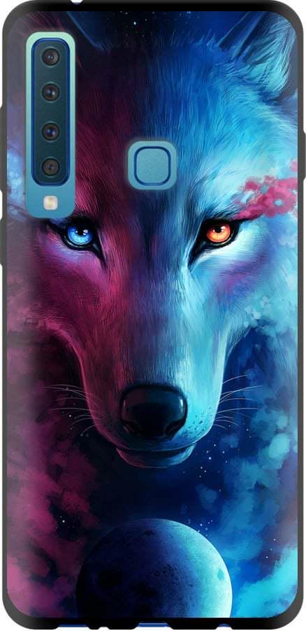 Чохол на Samsung Galaxy A9 (2018) Арт-вовк (3999b-1503-42517)