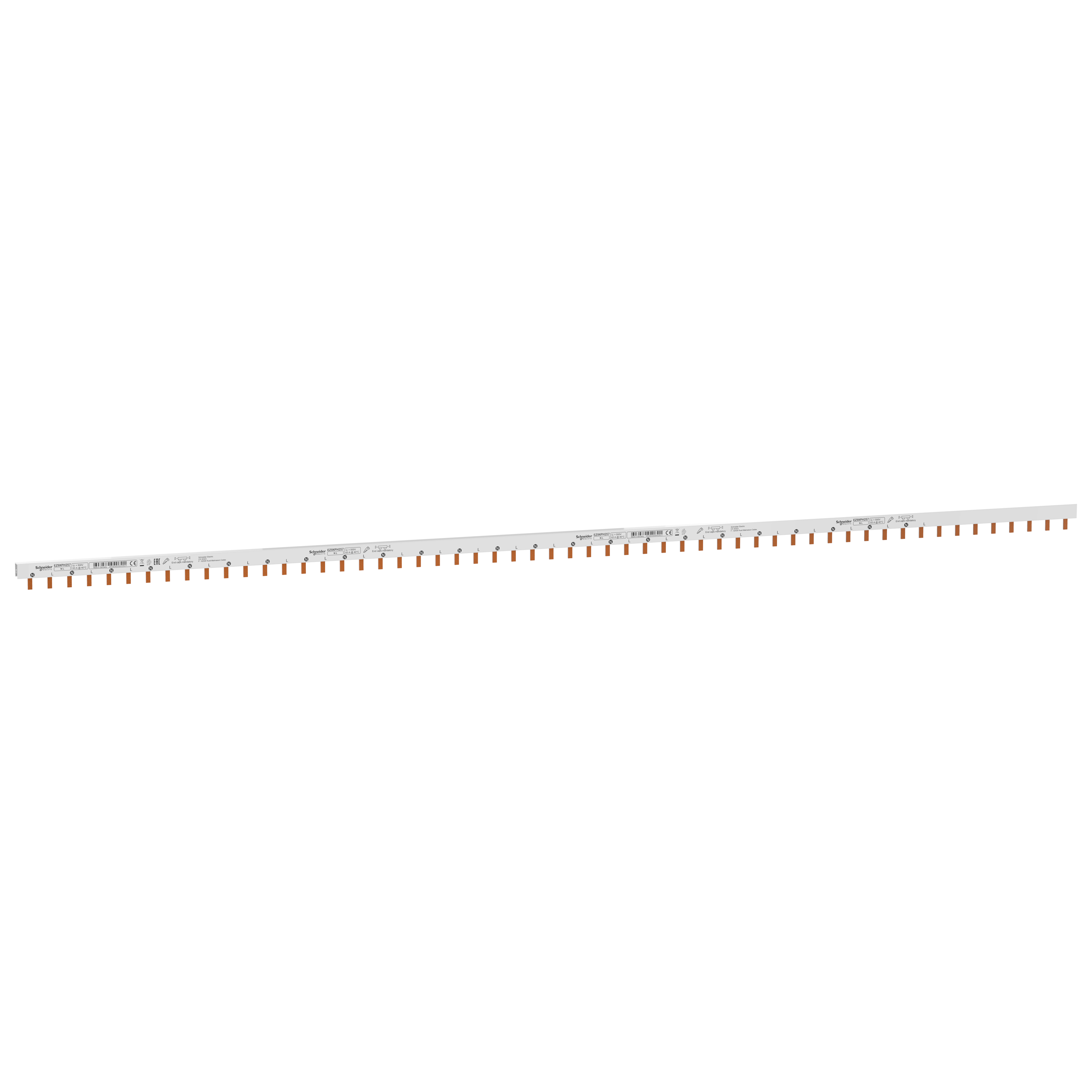 Шина соединительная Schneider Electric Easy9 2P 63A типа PIN 57 модулей шаг 18 мм 1 м (EZ9XPH257) Шина соединительная Schneider Electric Easy9 2P 63A типа PIN 57 модулей шаг 18 мм 1 м (EZ9XPH257)