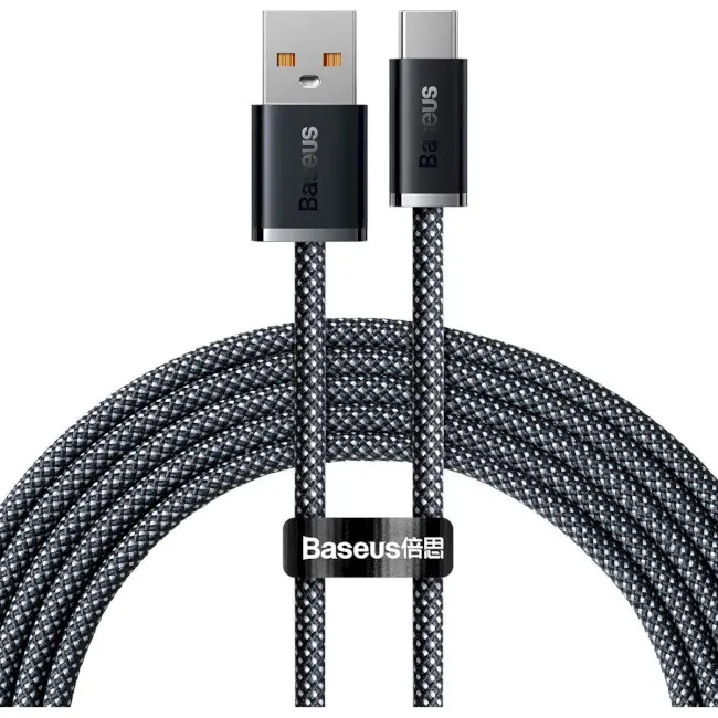 Кабель BASEUS Dynamic Series Fast Charging Cable USB to Type-C CALD000716 100W 2 м Gray