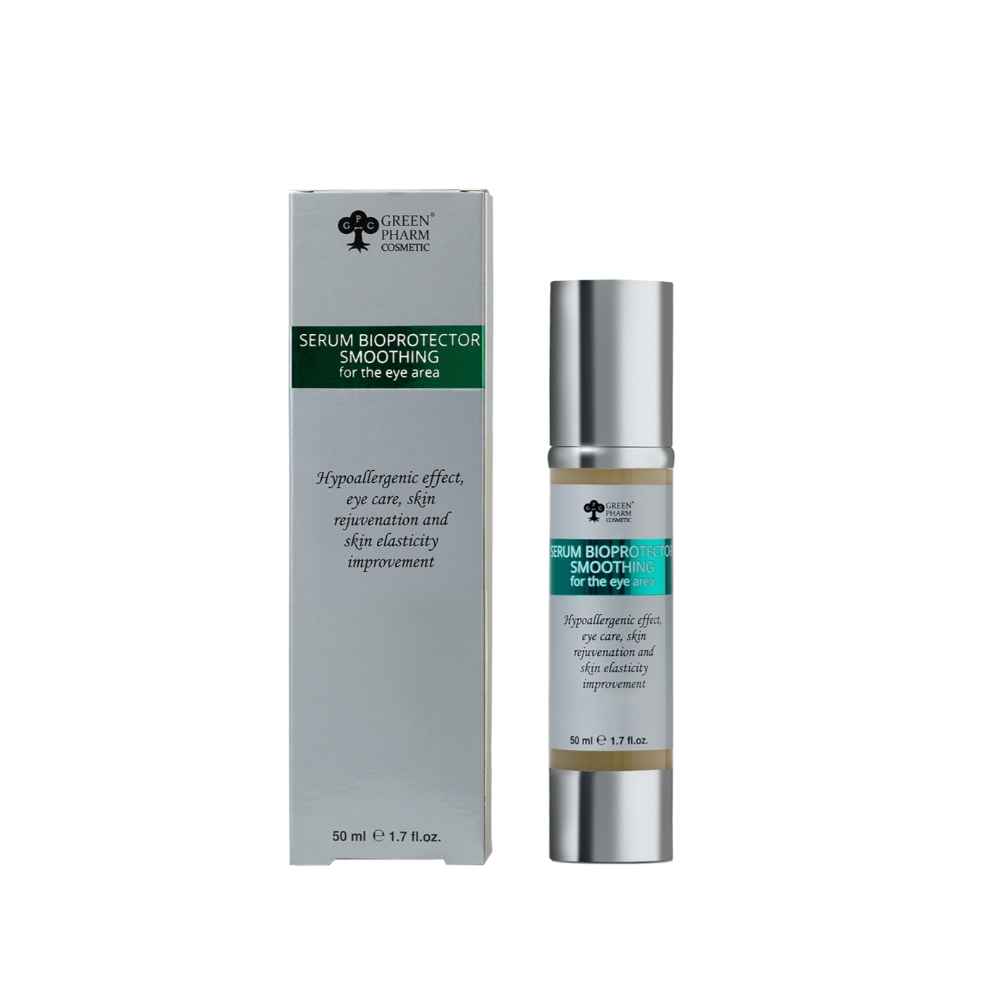 Сироватка-біопротектор розгладжувальна для області очей Green Pharm Cosmetic Bioprotector Serum 50 мл