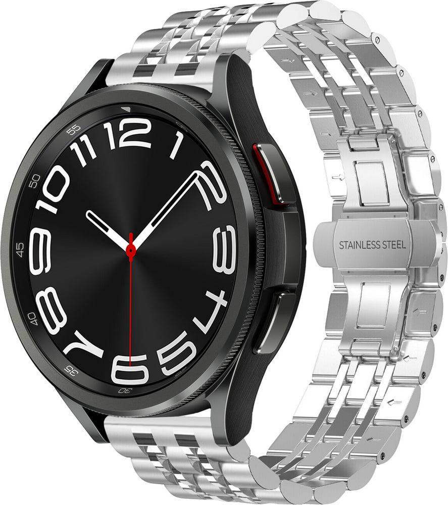 Браслет металлический Spinye для Galaxy Watch 6 Classic 47 мм Silver (39218-59)
