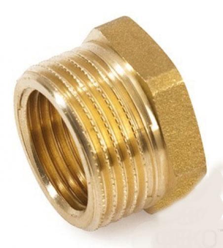 Футорка General Fittings Н/В 2"x1 1/4" латунь (2600.44)