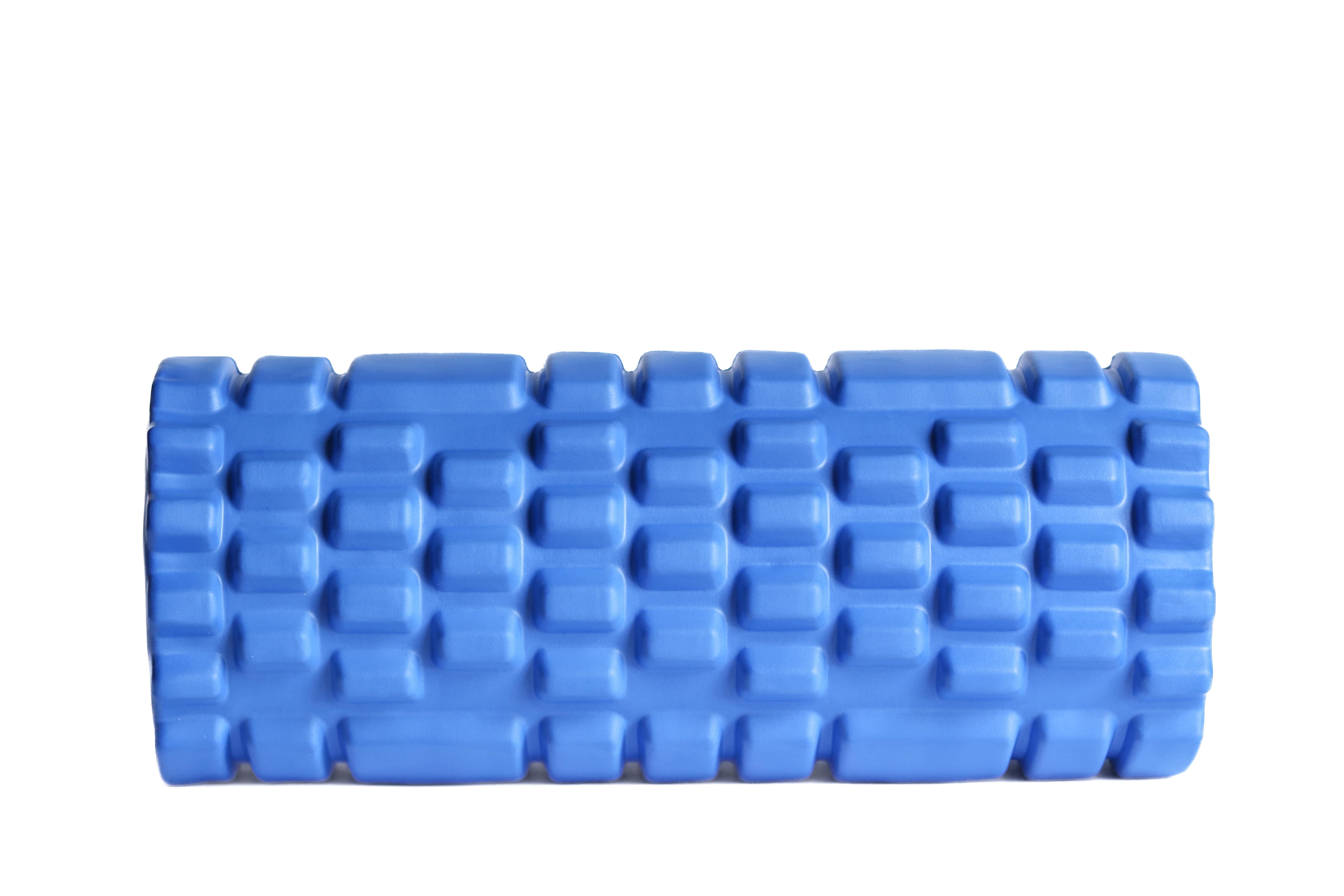 Масажний ролик для спини та тіла Standard Roller 33х14 см Синій - фото 2