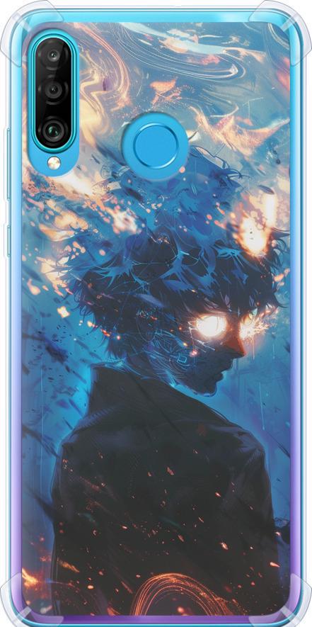 Чехол на Huawei P30 Lite Сатору Годжо (6129sp-1651-42517)
