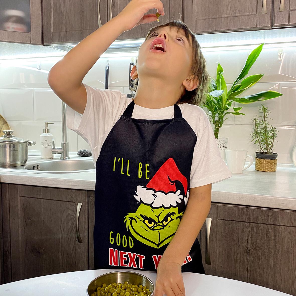 Фартук детский Сolorful Гринч 42х60 см (FRTCD_22NG003) - фото 3