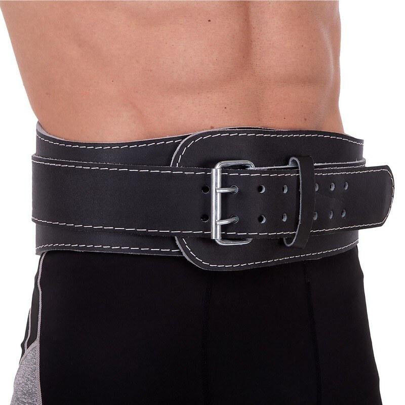 Пояс атлетический Zelart кожаный Черный (SB-165350)