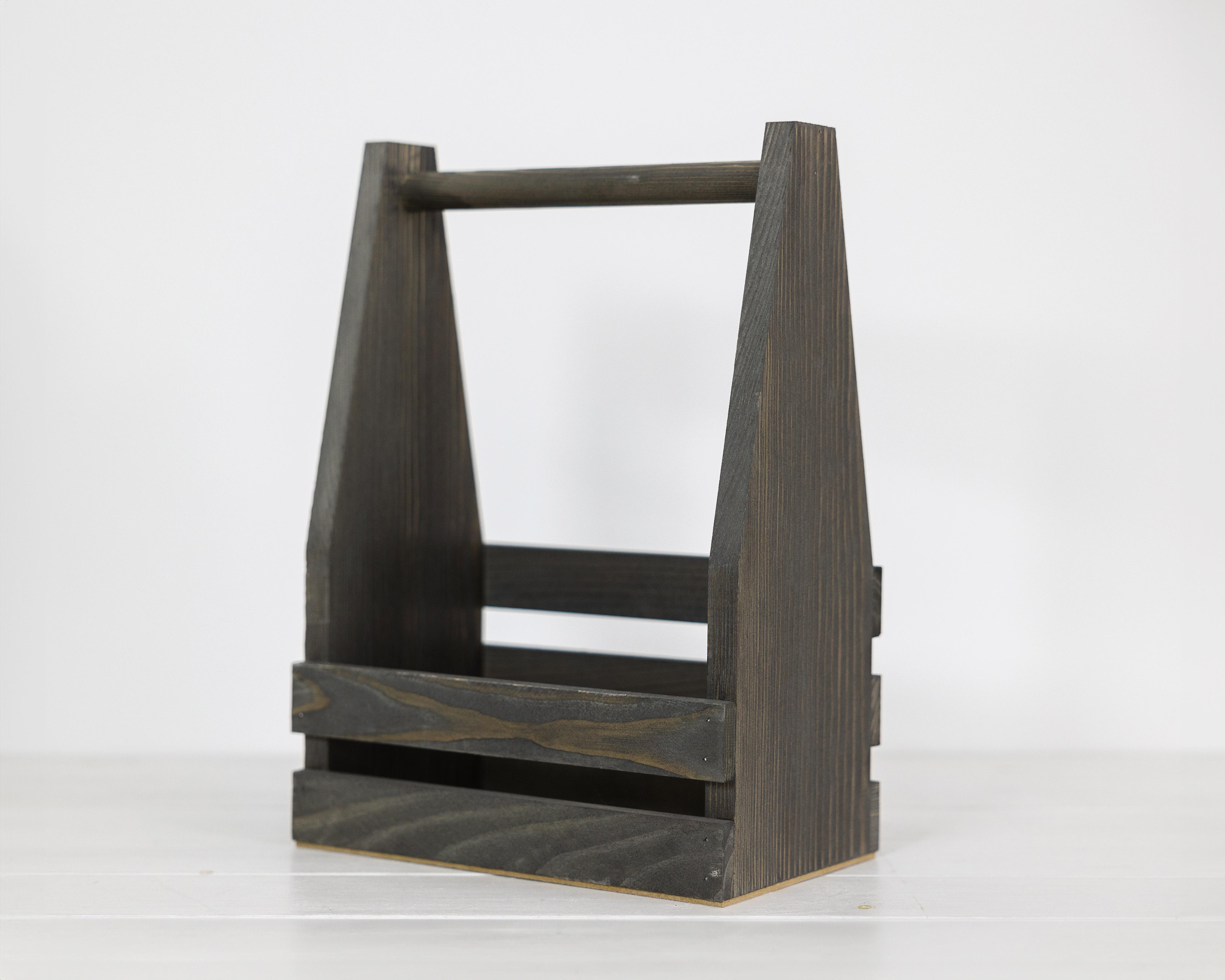 Ящик подарунковий дерев'яний Happy box Темно-сірий (0002133) - фото 3 Ящик подарунковий дерев'яний Happy box Темно-сірий (0002133) - фото 3