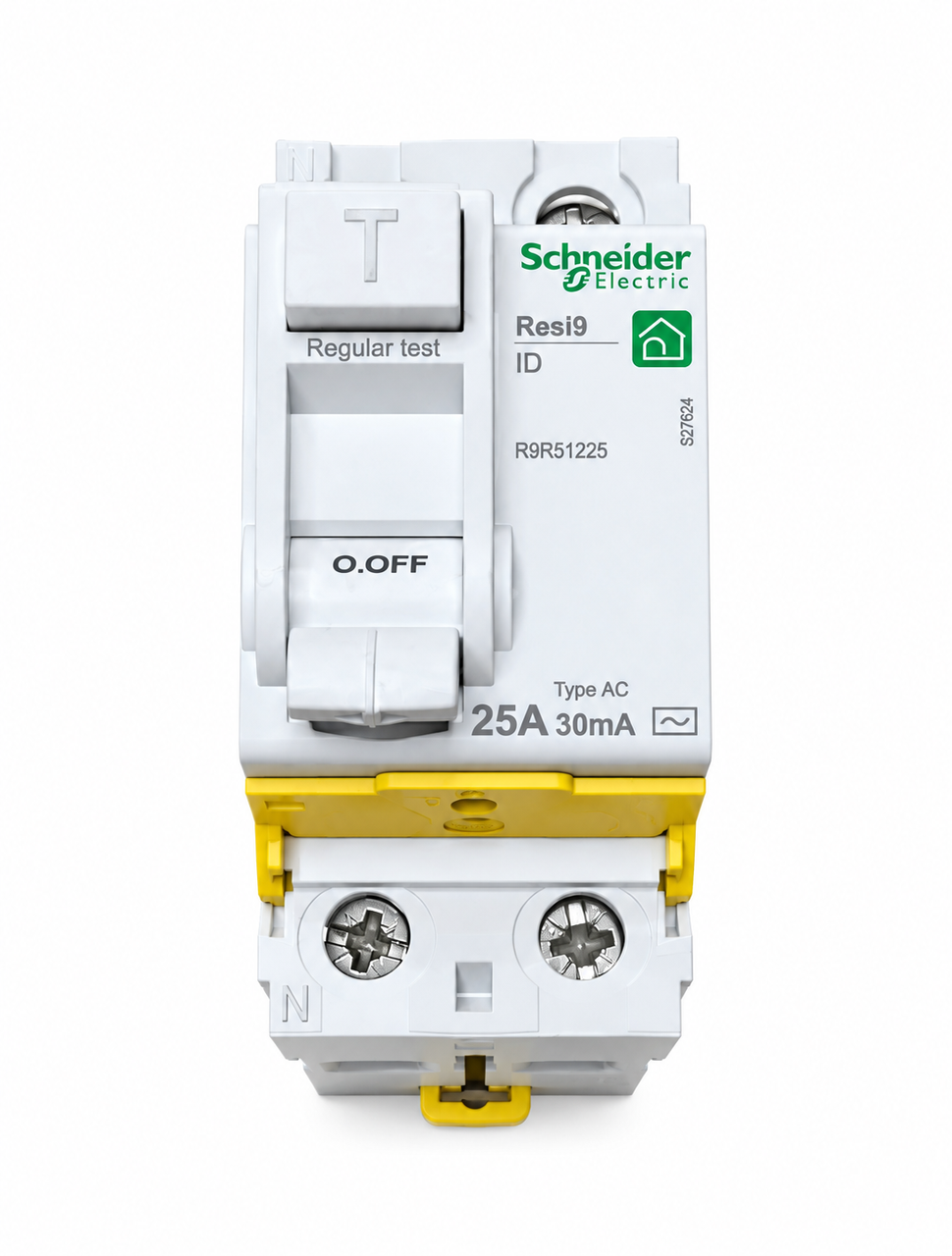 Диференційне реле 2-п. SCHNEIDER ELECTRIC RESI9 25A АС 30mA C2