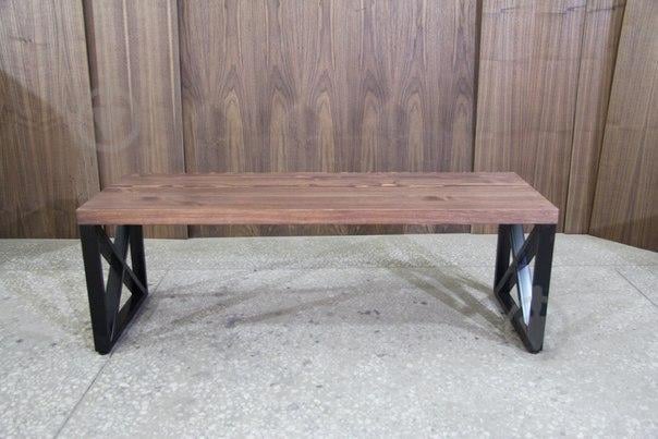 Скамья GoodsMetall в стиле ЛОФТ 1200х450х400 ЛС2 Скамья GoodsMetall в стиле ЛОФТ 1200х450х400 ЛС2