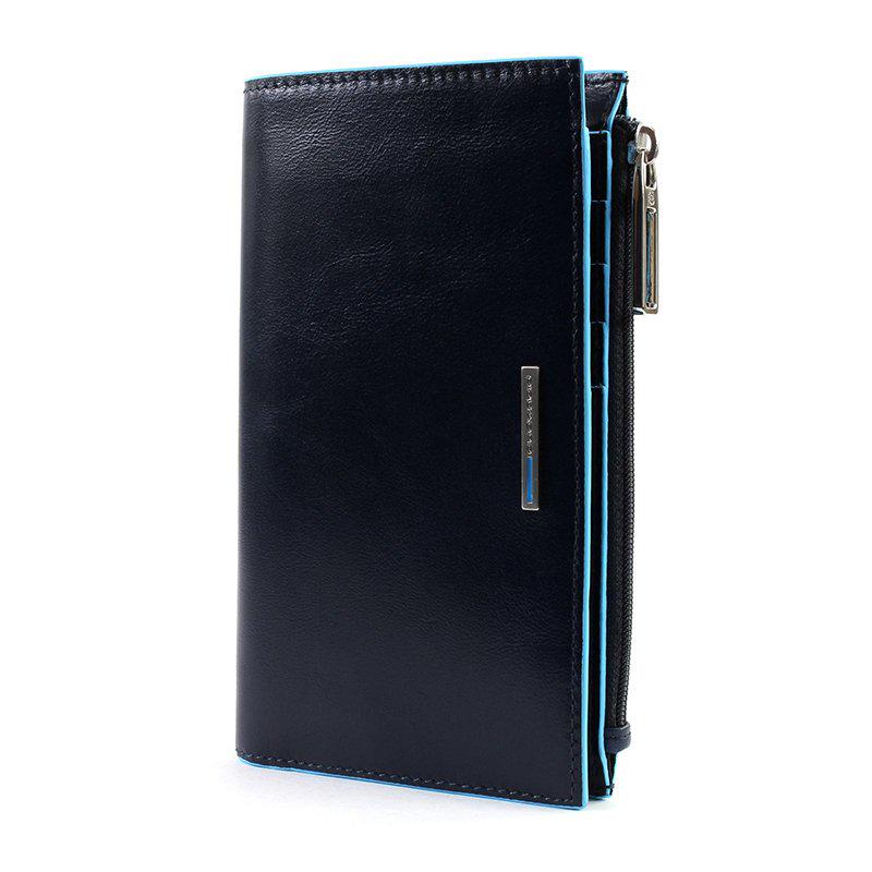 Портмоне Piquadro BL SQUARE для монет на молнии с RFID защитой N. Blue (PD4572B2R_BLU2)