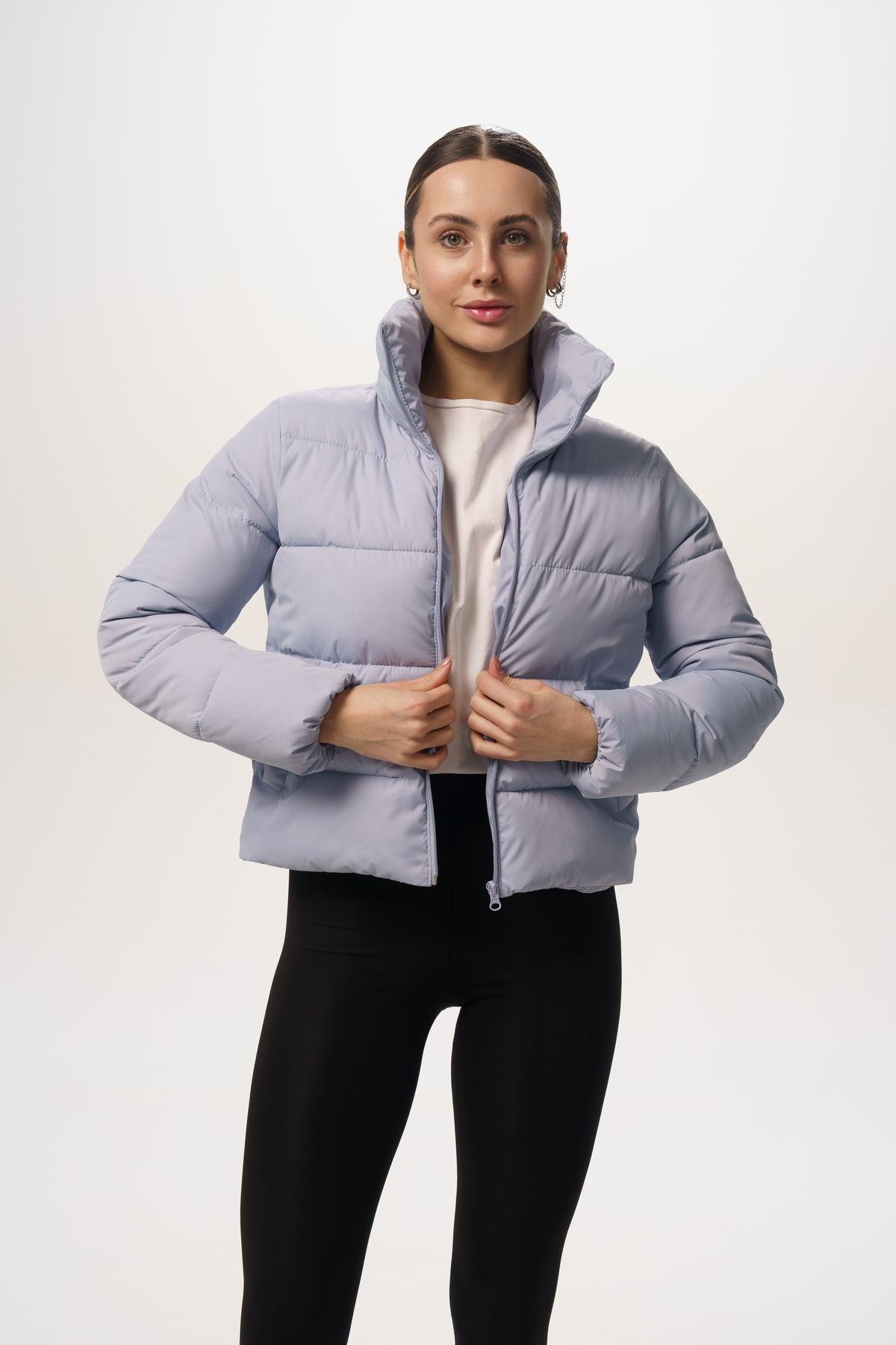 Куртка жіноча коротка Intruder Lolita весняно-осіння M-L Блакитний (1614676979/5/2) - фото 3 Куртка жіноча коротка Intruder Lolita весняно-осіння M-L Блакитний (1614676979/5/2) - фото 3