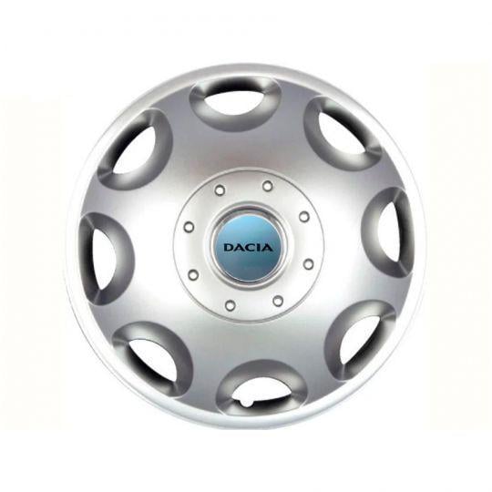 Автомобильные колпаки SKS 300 R15 с логотипом Dacia 4 шт. Серебристый